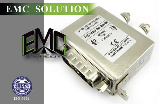 DC EMI 선 여과기 전력 공급 동력선 여과기, 30A PE5400-30-80