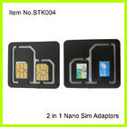 3FF - 2FF 셀룰라 전화 SIM 카드 접합기, 정상적인 까만 플라스틱 아BS