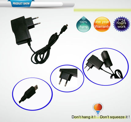 소형/마이크로 DC 마개, CCTV 전력 공급을 가진 10W 5V 2A 벽 산 힘 접합기