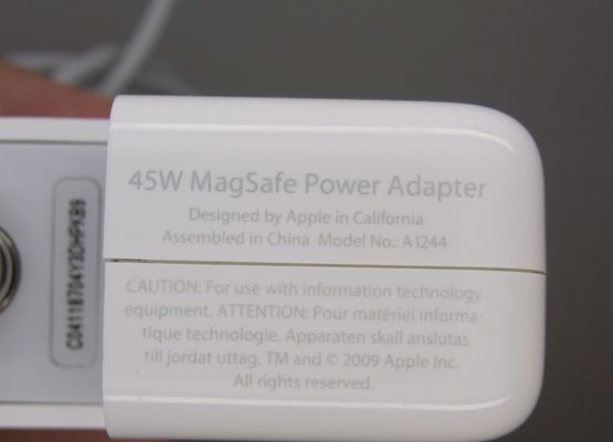 Apple 14.5v 휴대용 퍼스널 컴퓨터 MB283LL/A-00를 위한 본래 45W 교류 전원 접합기 충전기