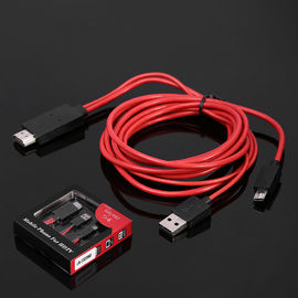Samsung를 위한 HDMI 접합기 케이블 1080P HDTV에 마이크로 USB 6.5 피트 MHL 11 Pin