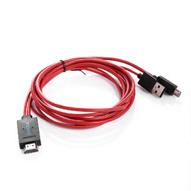 Samsung를 위한 HDMI 접합기 케이블 1080P HDTV에 마이크로 USB 6.5 피트 MHL 11 Pin