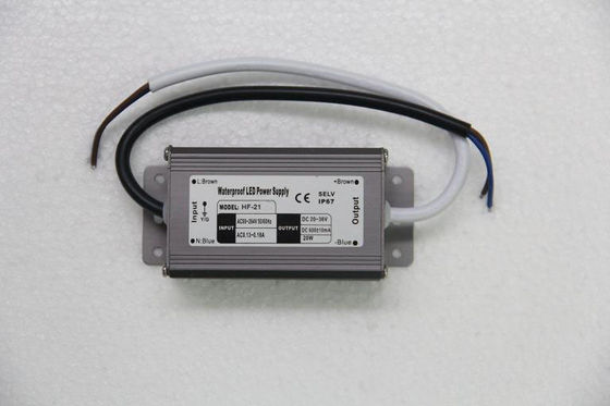 IP68 650mA 21W 일정한 현재 LED 전력 공급 20V - 36V DC, 전환 전력 공급