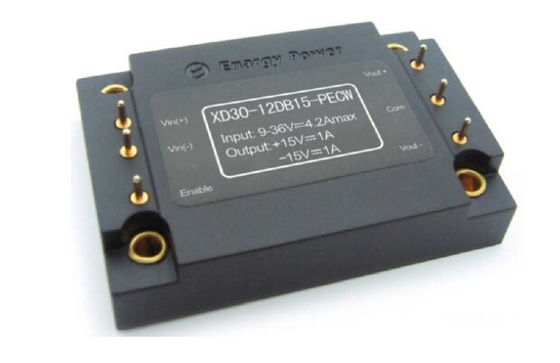 신뢰도 군사력 공급 dc dc 변환기 30W는 15 볼트 XD30-12DB15-PECW를 출력했습니다
