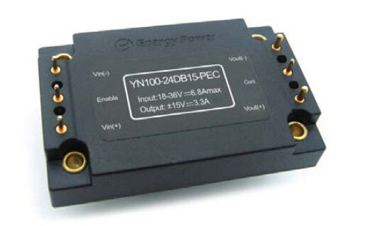 18 - 36V는 범위 DC-DC 변환기 100W 산출 15V YN100-24DB15-PEC를 입력했습니다