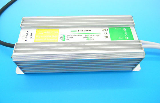 60w 알루미늄 전해질 축전기 IP68는 전력 공급 일정한 현재 LED 운전사를 방수 처리합니다
