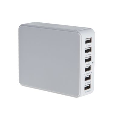 이동 전화/정제를 위한 6개의 항구 USB 충전기 여행 힘 접합기 부속품