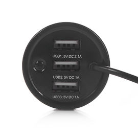 붙박이 마이크로 컴퓨터 USB 케이블 힘 접합기를 가진 4.2A 21W 3 USB 항구 차 충전기