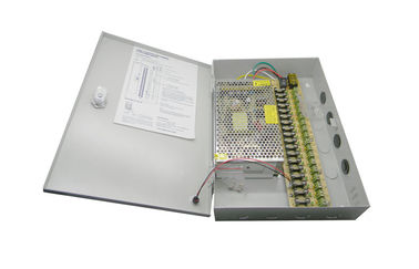 12V 20A 18 채널 CCTV 전원 분배 상자 금속 전력 공급