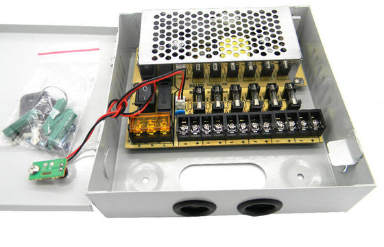 높은 Efficency CCTV 전력 공급 AC100-240V 6 채널, EN55022 종류 B