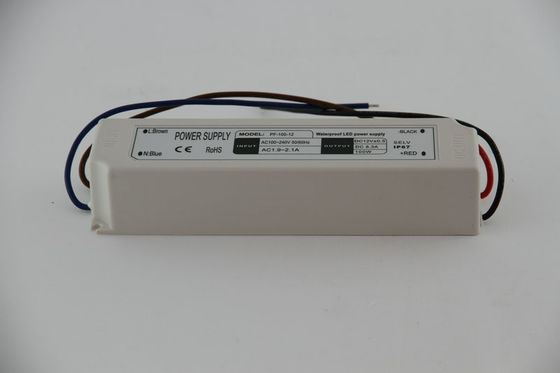 100W 50Hz 하중 초과 보호를 가진 일정한 전압 12 볼트 LED 운전사 효율성