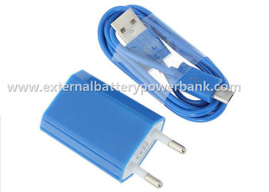 다채로운 벽 충전기 5V 1A 보편적인 USB 여행 충전기 EU는 Samsung/iPhone를 위해 폐쇄합니다