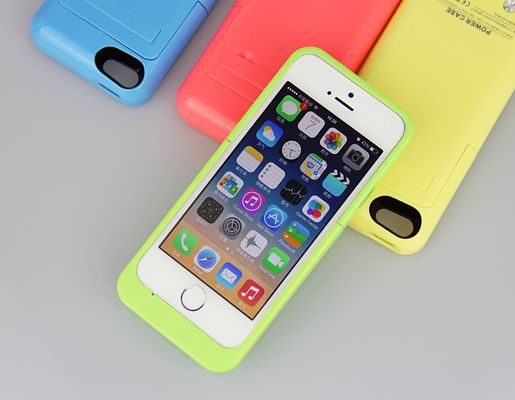 iPhone를 위한 외부 배터리 백업 힘 은행 충전기 예 덮개 5 2200mAh