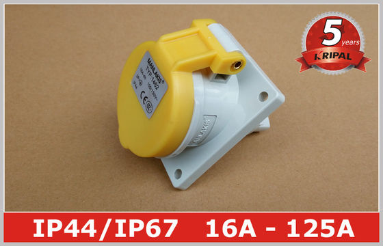 각이지는 위원회는 해병을 위한 산업 전원 소켓 스위치 110V 16A IP44 3 Pin를 거치했습니다