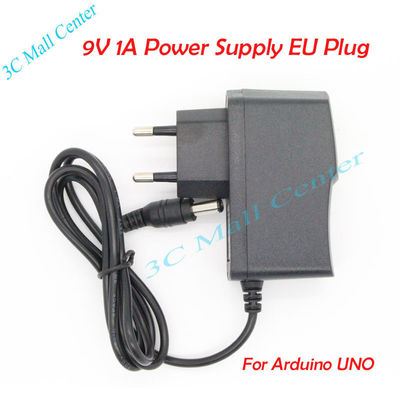 AC 100V-240V 변환기 접합기 DC 9V 1A 전력 공급 EU는 메가 Arduino UNO를 위한 1000mA를 폐쇄합니다