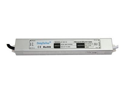 2500mA 12 V DC 30W는 LED 운전사/IP68 LED 전력 공급 EPA8270C를 방수 처리합니다
