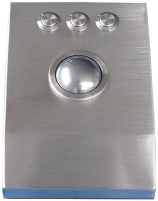 1200 DPI 해결책을 가진 어려운 금속 스테인리스 2 바탕 화면 38mm 레이저 트랙볼