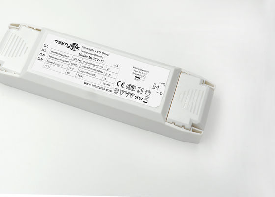 75 와트 Traic 일정한 전압 Dimmable LED 운전사 트레일 에지 IP20